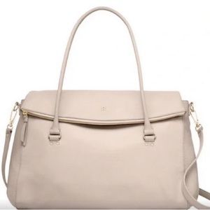 NWT Kate Spade Travel Leslie Grant Park tote in Pebble cream color